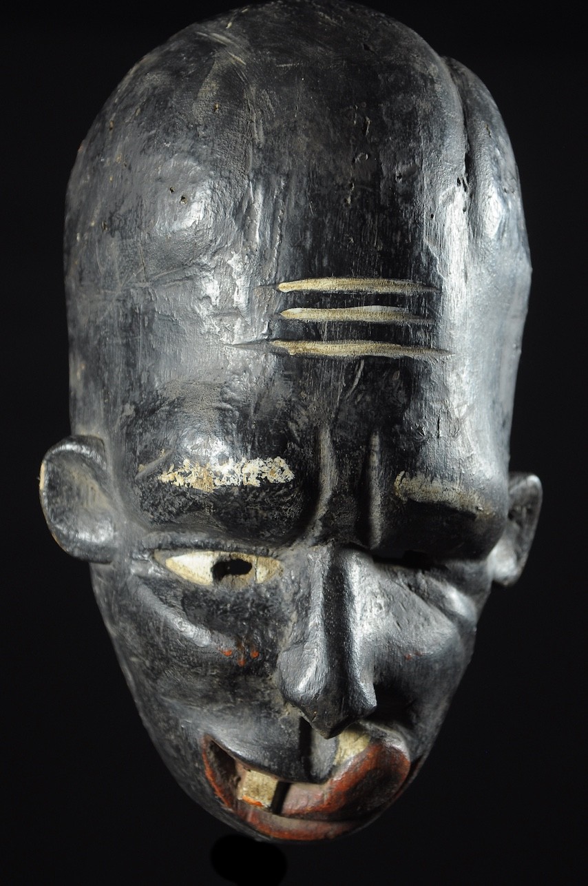 Masque ancien de maladie Clown - Ibo / Igbo - Nigeria - Maladies