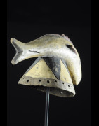 Masque poisson polychrome - Mossi / Gurunsi - Burkina Faso