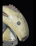 Masque poisson polychrome - Mossi / Gurunsi - Burkina Faso