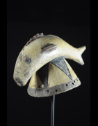 Masque poisson polychrome - Mossi / Gurunsi - Burkina Faso