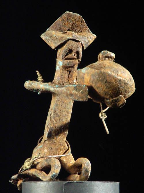 Fragment Asen / autel portatif - Ethnie Fon - Benin - Rites