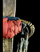 Couteau Glaive et son etui en cuir - Bamileke - Cameroun