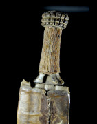 Couteau Glaive et son etui en cuir - Bamileke - Cameroun