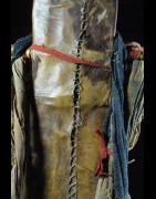 Couteau Glaive et son etui en cuir - Bamileke - Cameroun