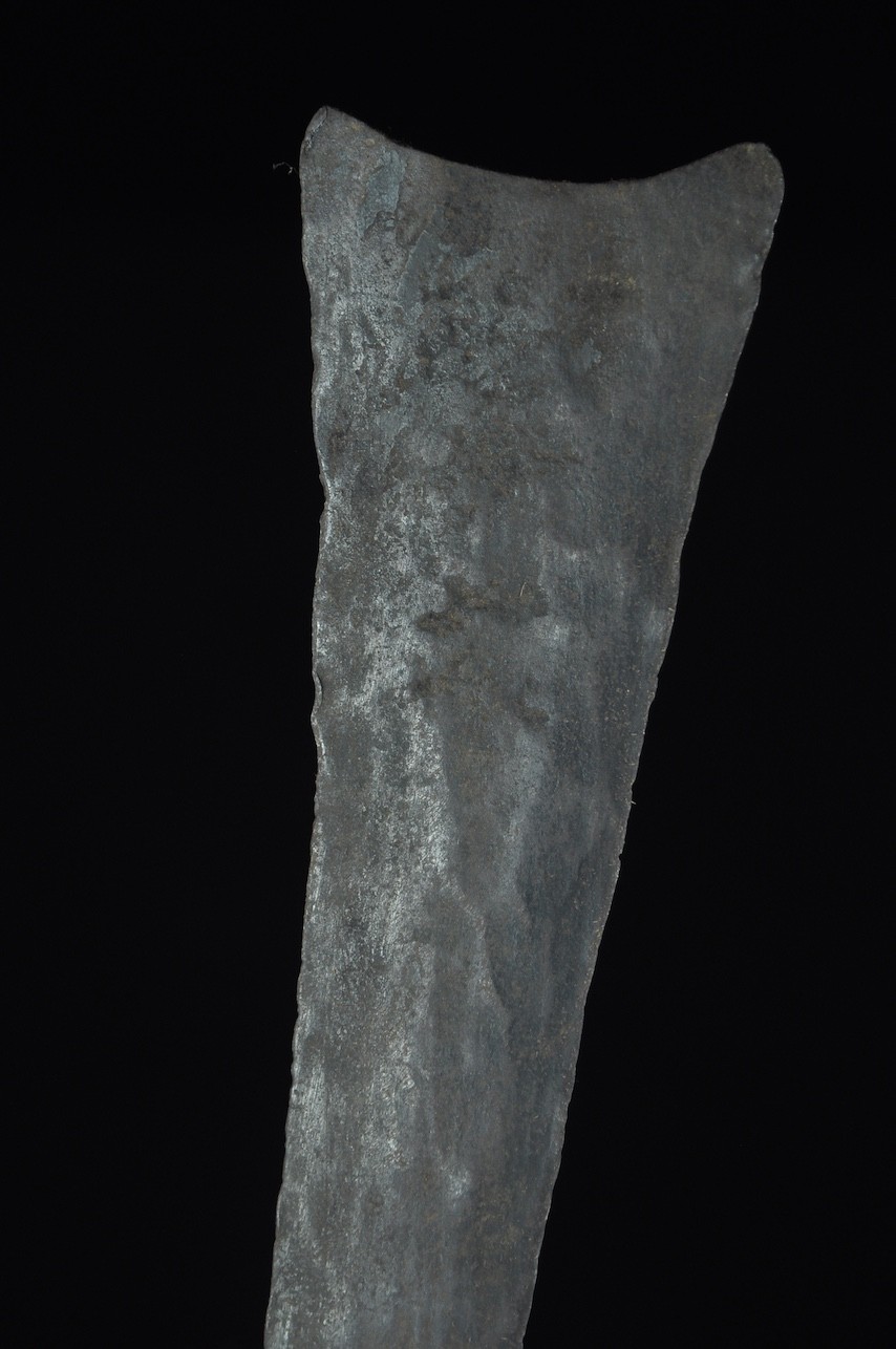 Couteau Glaive et son etui en cuir - Bamileke - Cameroun