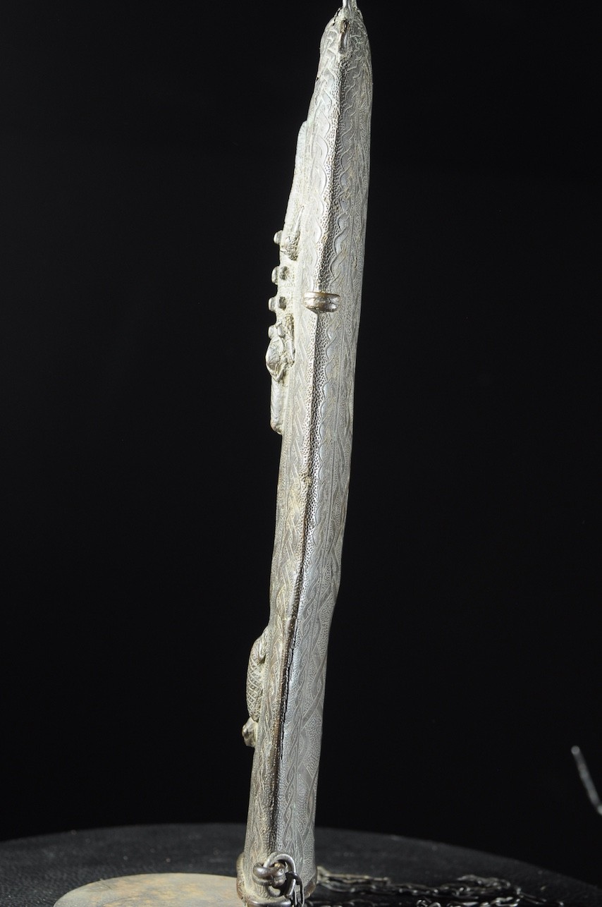 Epée Cérémonielle Bronze - Royaume de Bénin - Nigéria