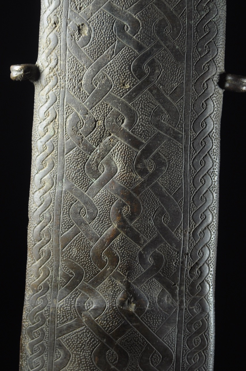 Epée Cérémonielle Bronze - Royaume de Bénin - Nigéria