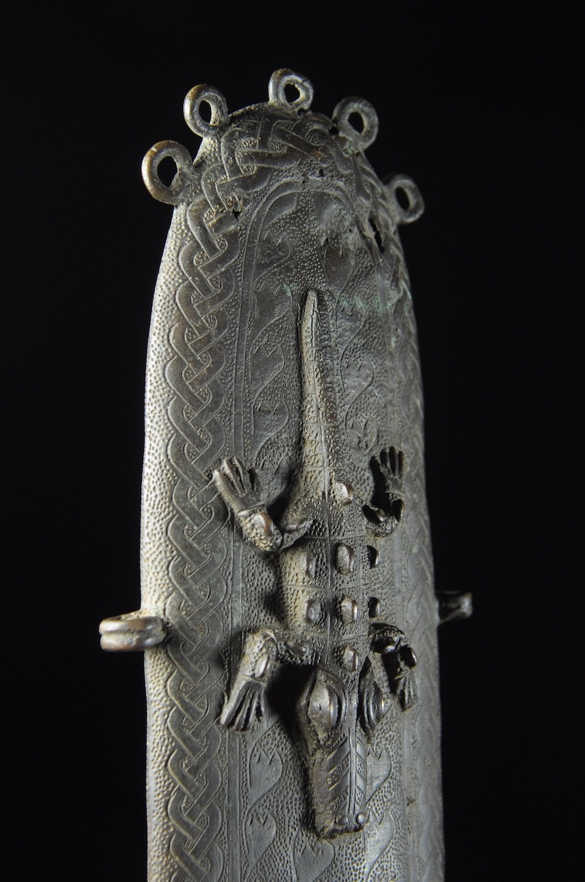 Epée Cérémonielle Bronze - Royaume de Bénin - Nigéria