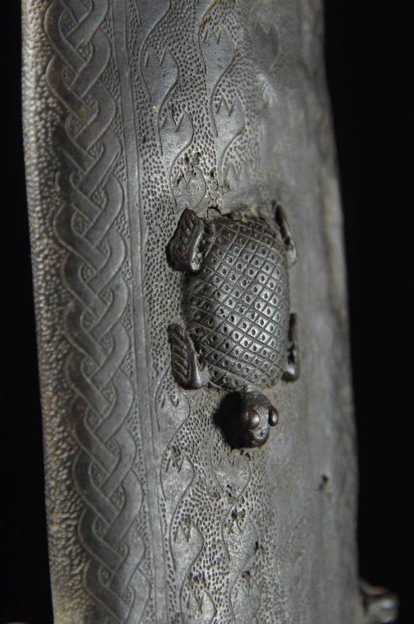 Epée Cérémonielle Bronze - Royaume de Bénin - Nigéria