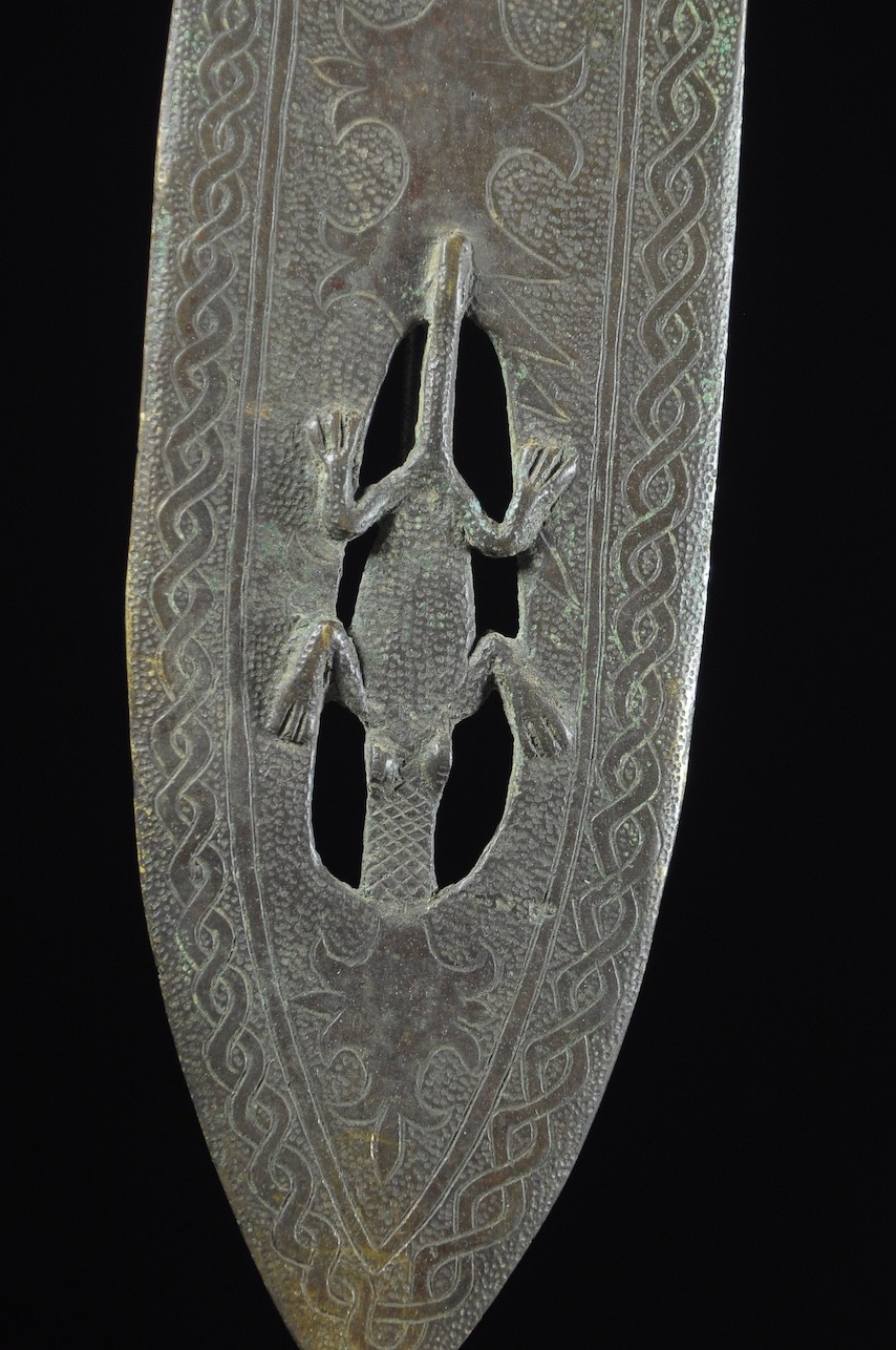 Epée Cérémonielle Bronze - Royaume de Bénin - Nigéria