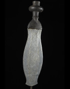 Couteau Glaive Ikul Aluminium - Kuba / Bakuba - Rdc Zaire