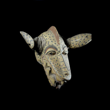 Masque Gelede Hyenne - Yoruba - Nigeria - Culte Gelede