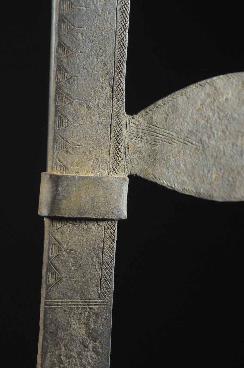 Monnaie Couteau de jet Guindza Gbo - Banda / Gobu - RDC Zaire