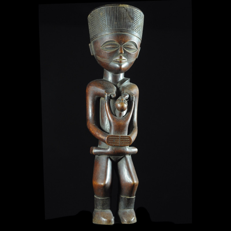 Statue cultuelle maternité - Chokwe - Angola