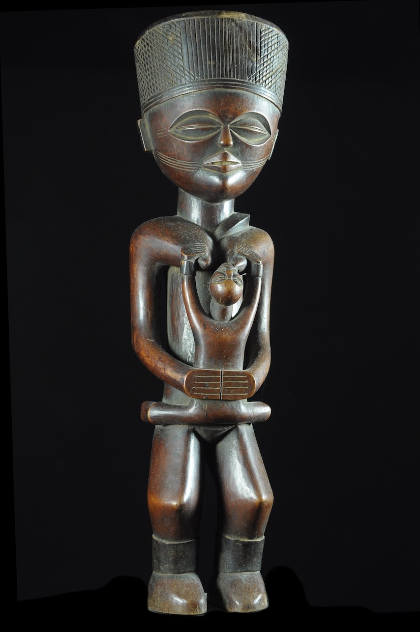 Statue cultuelle maternité - Chokwe - Angola