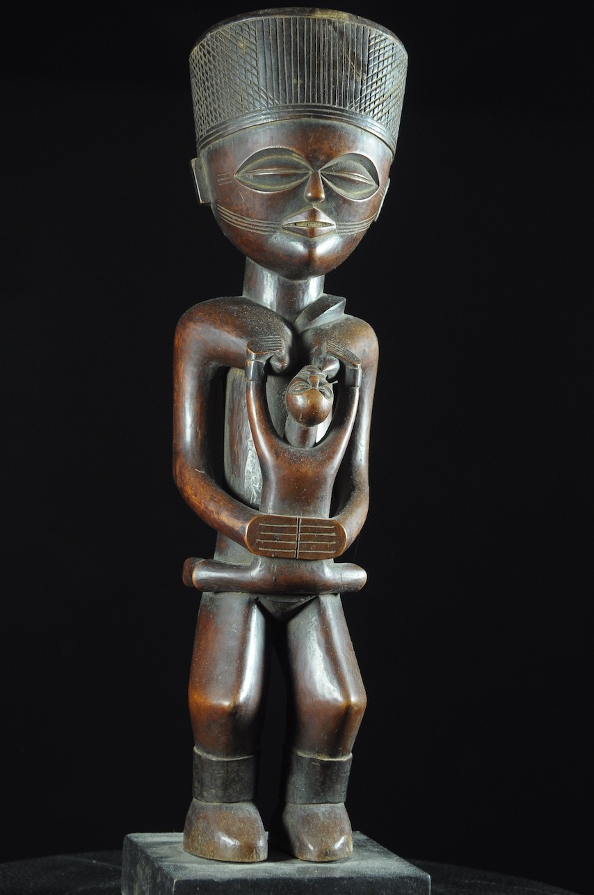 Statue cultuelle maternité - Chokwe - Angola