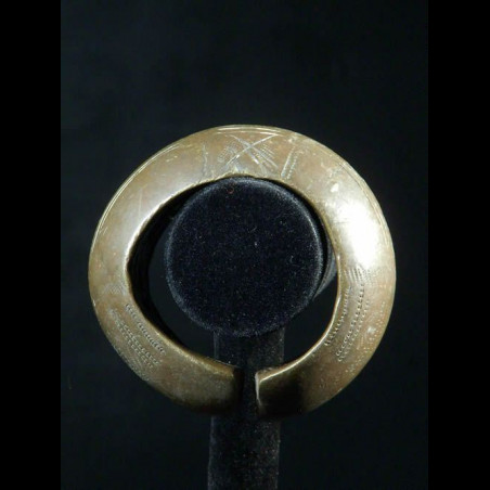 Bracelet Monnaie ancien - Ethnie akan - Ghana - cuivre rouge