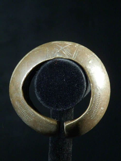 Bracelet Monnaie ancien - Ethnie akan - Ghana - cuivre rouge