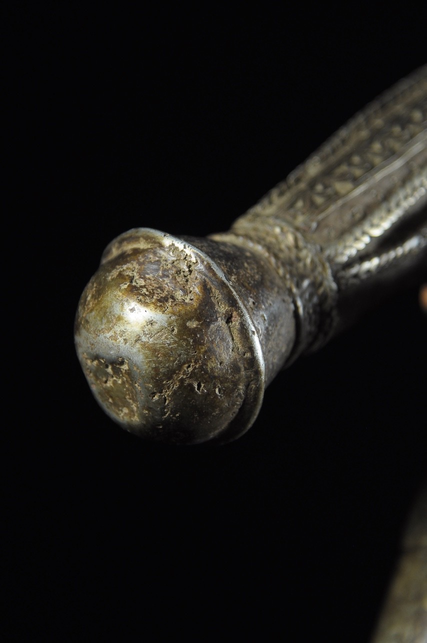 Zandé massue en fonte d'aluminium - Mossi - Burkina Faso - Objets de regalia