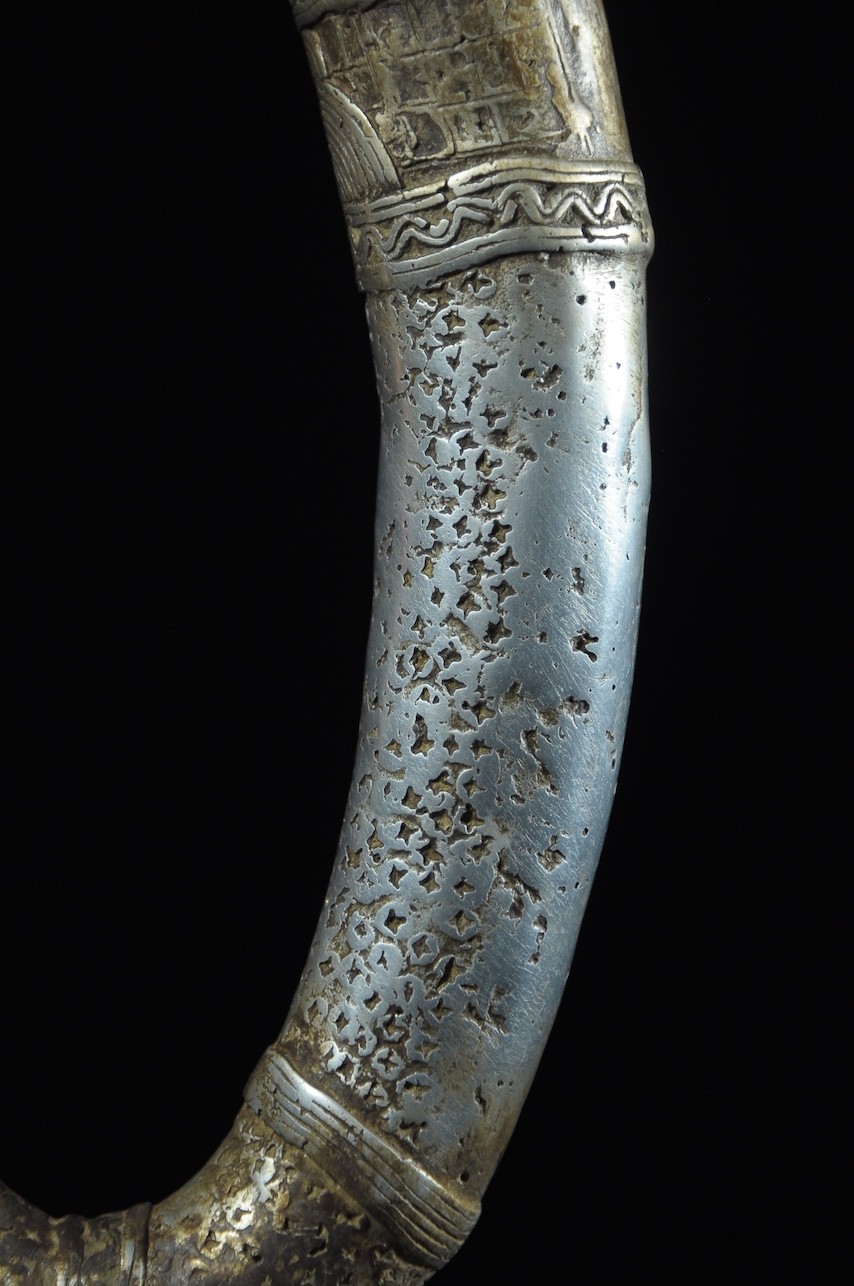 Zandé massue en fonte d'aluminium - Mossi - Burkina Faso - Objets de regalia