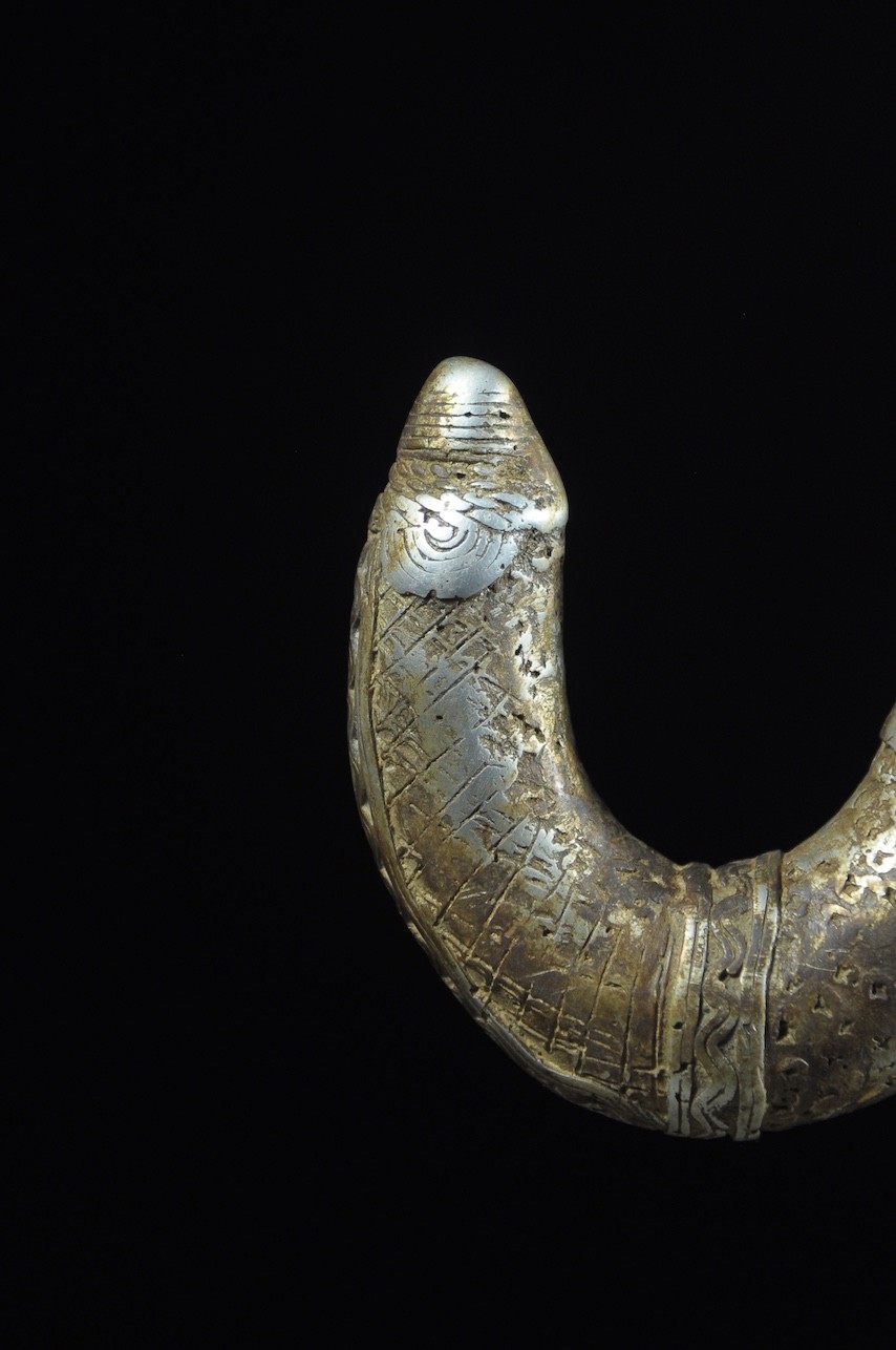 Zandé massue en fonte d'aluminium - Mossi - Burkina Faso - Objets de regalia