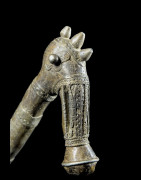 Zendé massue en fonte d'aluminium - Mossi - Burkina Faso - Objets de regalia