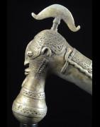 Zendé massue en fonte d'aluminium - Mossi - Burkina Faso - Objets de regalia