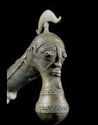 Zendé massue en fonte d'aluminium - Mossi - Burkina Faso - Objets de regalia