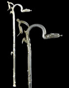 Canne de dignitaire en fonte aluminium - Fon - Benin - Objets de regalia