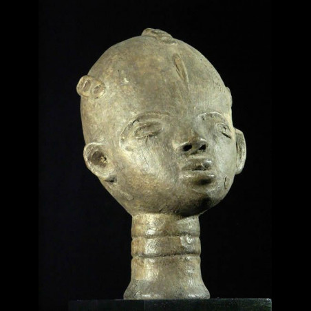 Tete en terre cuite - Akan - Ghana - poteries africaines