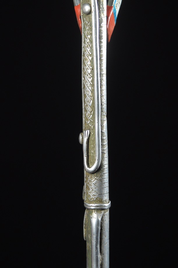Canne de dignitaire en fonte aluminium - Gan - Burkina - Objets de regalia