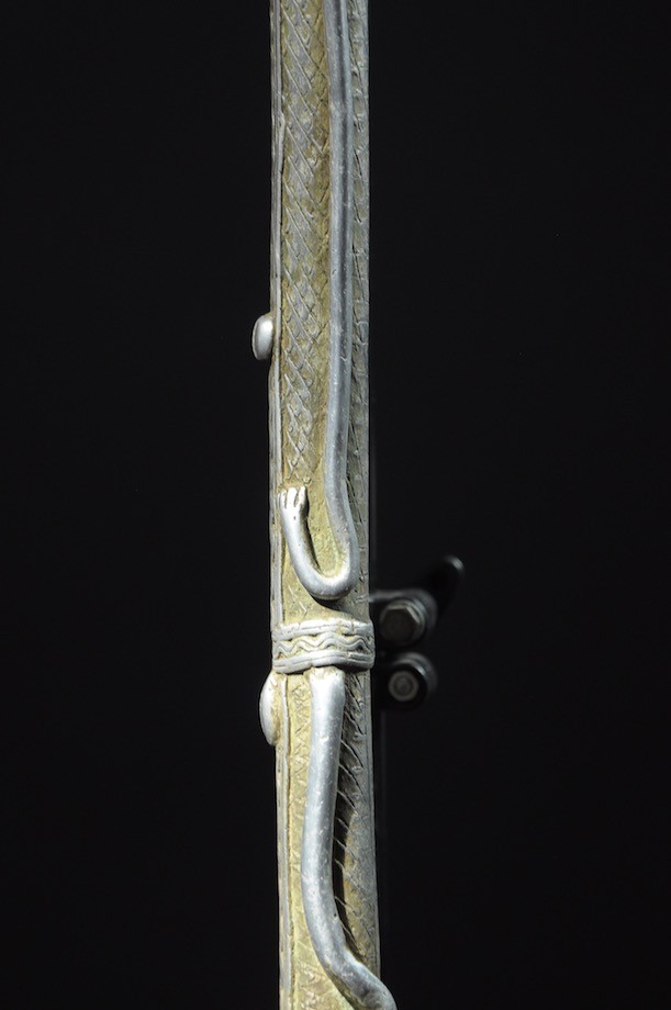 Canne de dignitaire en fonte aluminium - Gan - Burkina - Objets de regalia