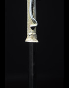 Canne de dignitaire en fonte aluminium - Fon - Benin - Objets de regalia