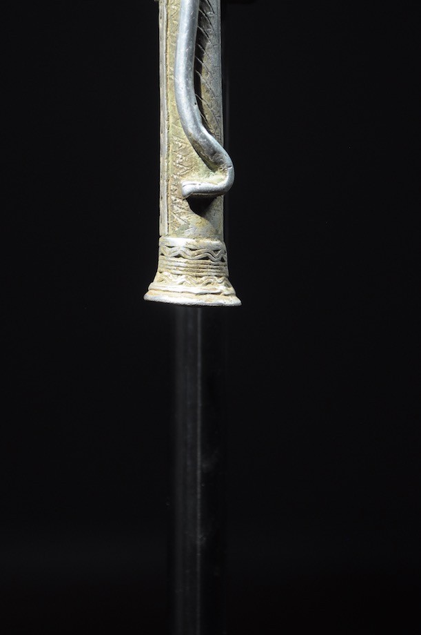 Canne de dignitaire en fonte aluminium - Gan - Burkina - Objets de regalia