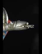 Canne de dignitaire en fonte aluminium - Fon - Benin - Objets de regalia