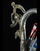 Canne de dignitaire en fonte aluminium - Fon - Benin - Objets de regalia