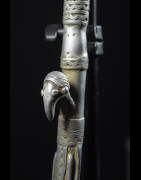 Canne de dignitaire en fonte aluminium - Fon - Benin - Objets de regalia