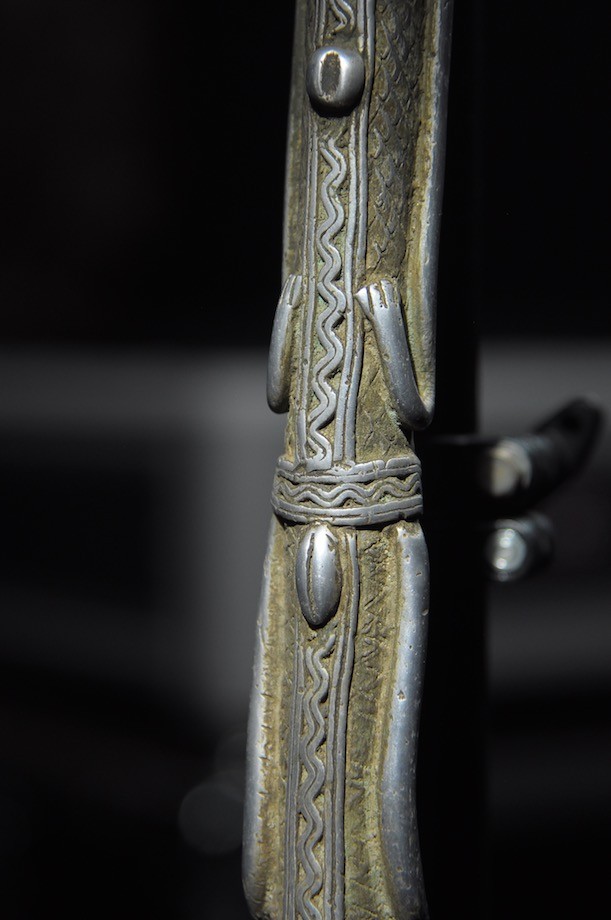 Canne de dignitaire en fonte aluminium - Gan - Burkina - Objets de regalia