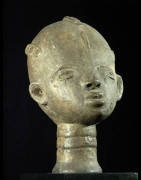 Tete en terre cuite - Akan - Ghana - poteries africaines