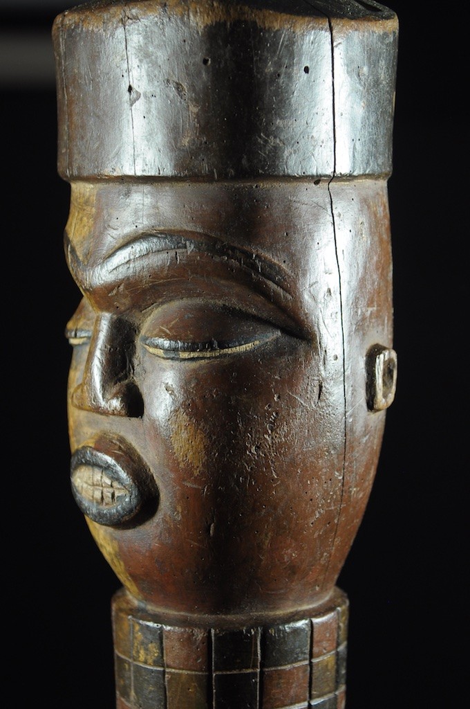 Tete Kebe Kebe Marionette Milicien Colonial - Kuyu - Kuyu - Congo Brazzaville