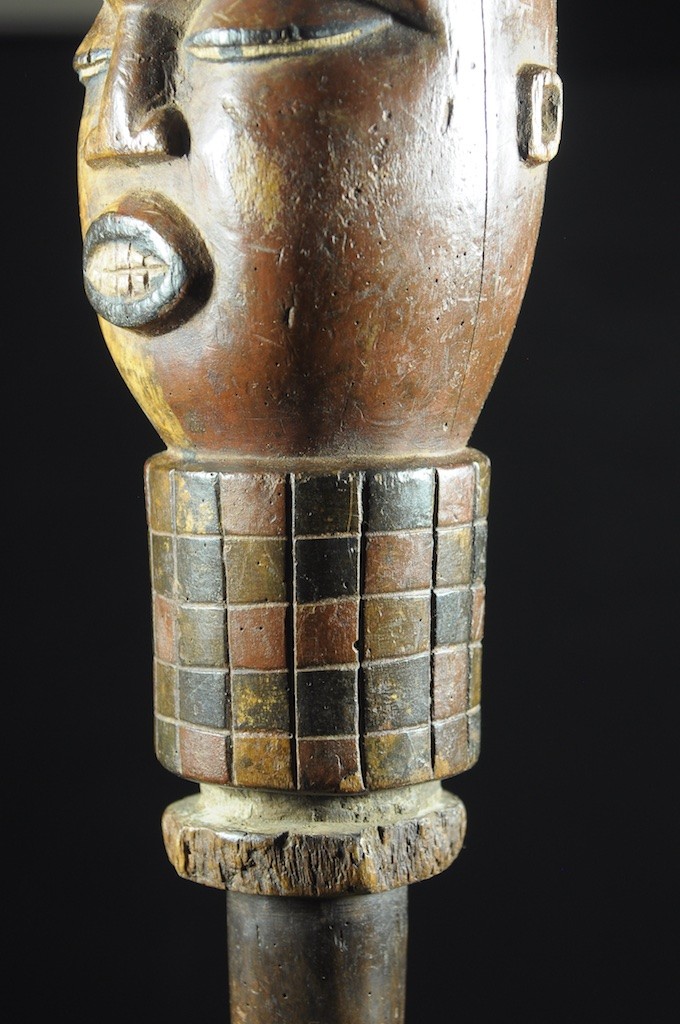 Tete Kebe Kebe Marionette Milicien Colonial - Kuyu - Kuyu - Congo Brazzaville
