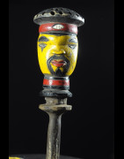 Tete Kebe Kebe Marionette Chef Traditionnel - Kuyu - RDC Zaire
