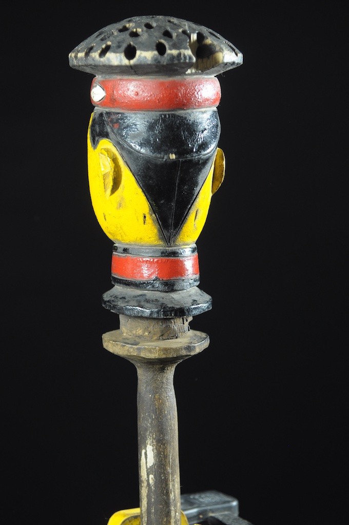 Tete Kebe Kebe Marionette Chef Traditionnel - Kuyu - Kuyu - Congo Brazzaville