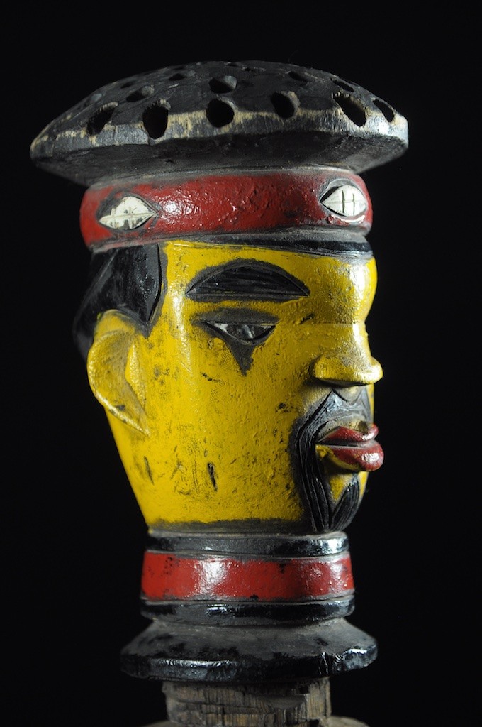 Tete Kebe Kebe Marionette Chef Traditionnel - Kuyu - Kuyu - Congo Brazzaville