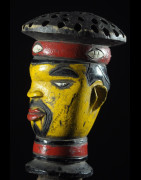 Tete Kebe Kebe Marionette Chef Traditionnel - Kuyu - RDC Zaire