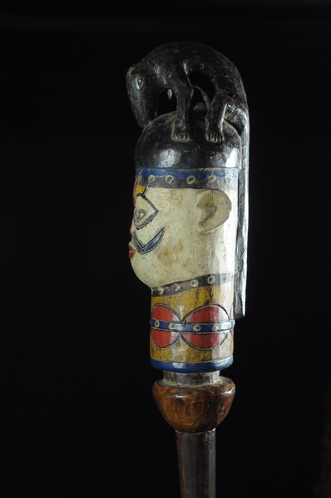 Tete Kebe Kebe Marionette Initiatique Ecureuil - Kuyu - Kuyu - Congo Brazzaville
