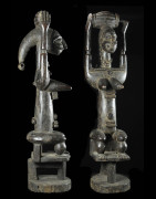 Statue de reine portant un tonneau - Attie - Côte d'Ivoire