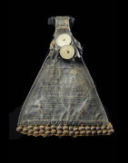 Cache sexe en cuir et perles de verre - Ethnie Kapsiki - Cameroun
