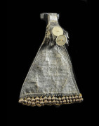 Cache sexe en cuir et perles de verre - Ethnie Kapsiki - Cameroun