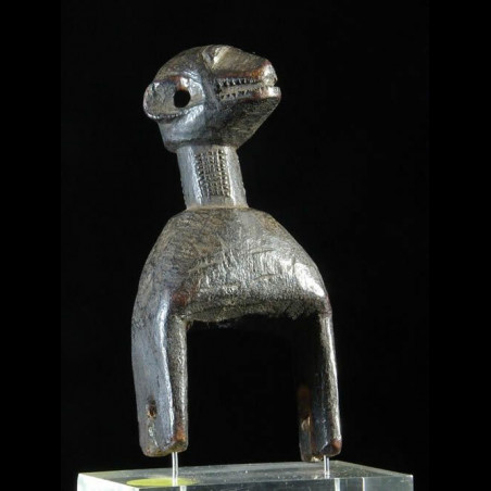 Etrier de poulie de metier a tisser - Baoule - Côte d'Ivoire